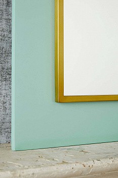 Бирюзовое зеркало в полный рост "Пуатье"