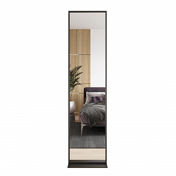 Двустороннее напольное зеркало в чёрной металлической раме STRIDE-2 185 см Двустороннее напольное зеркало в чёрной металлической раме STRIDE-2 185 см